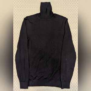 Mr. P Slim Fit 100% Merino Wool Roll Neck Sweater Men's Size Small Made in Italy